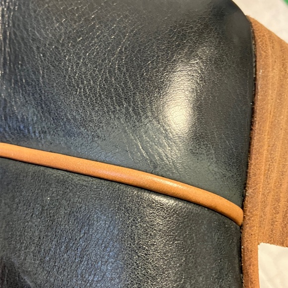 Free People We The Free Wesley ankle boots Black and Tan leather size US 7 - Picture 13 of 15